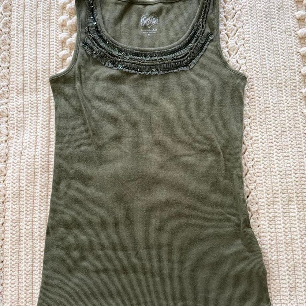 Justice Women's Green Shirt
